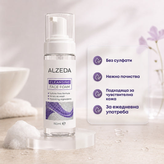Почистваща пяна за лице ALZEDA – 150 ml