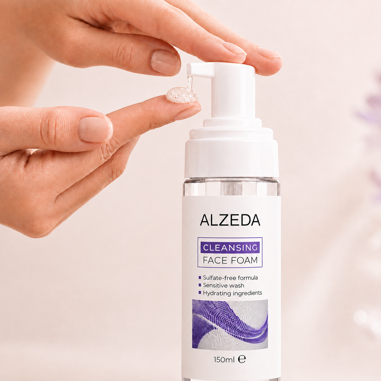 Почистваща пяна за лице ALZEDA – 150 ml