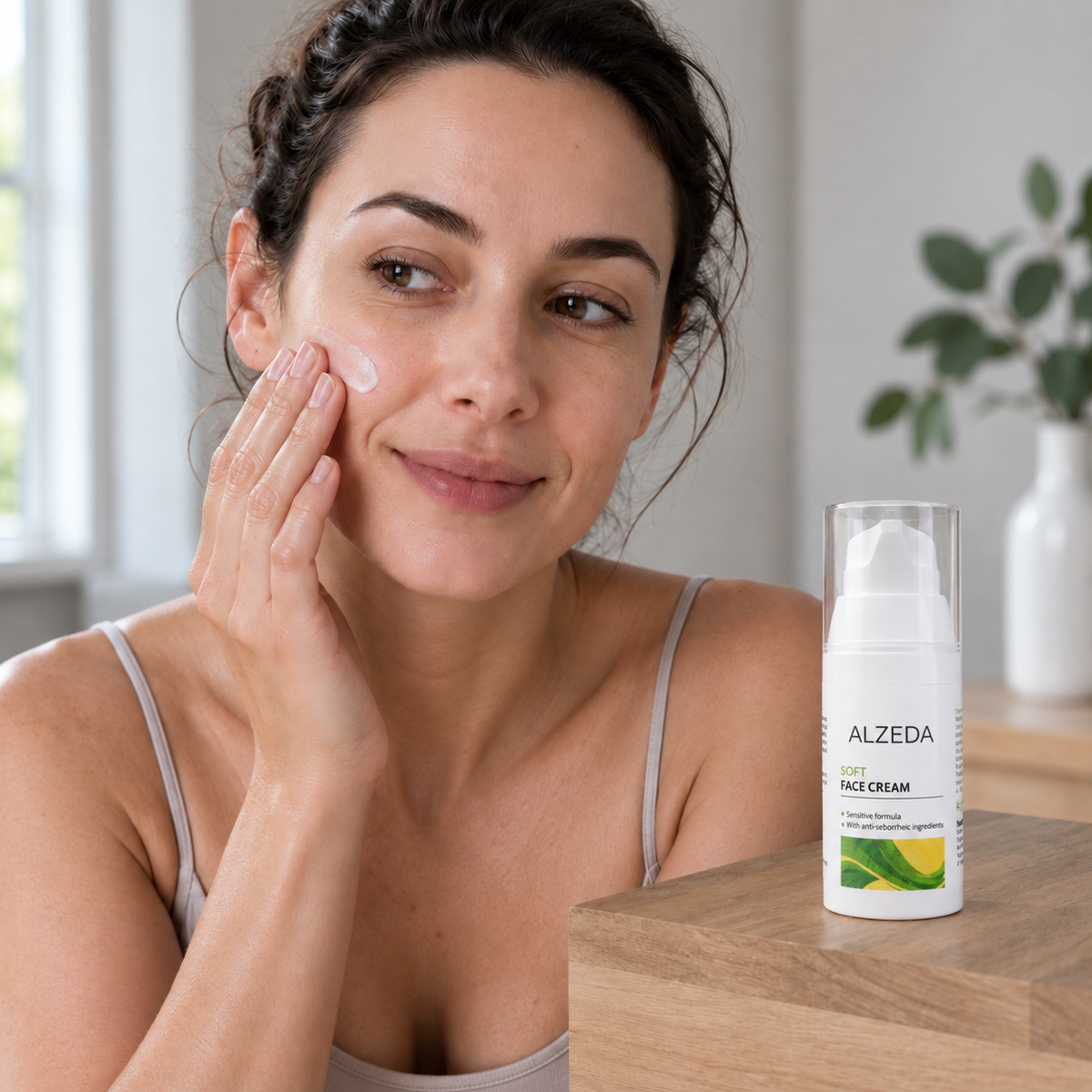 Нанасяне на Alzeda Soft Face Cream