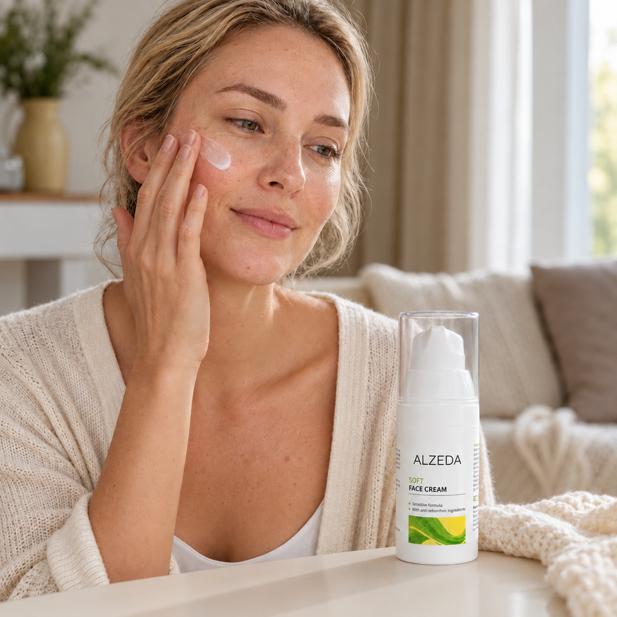 Лека текстура на Alzeda Soft Face Cream