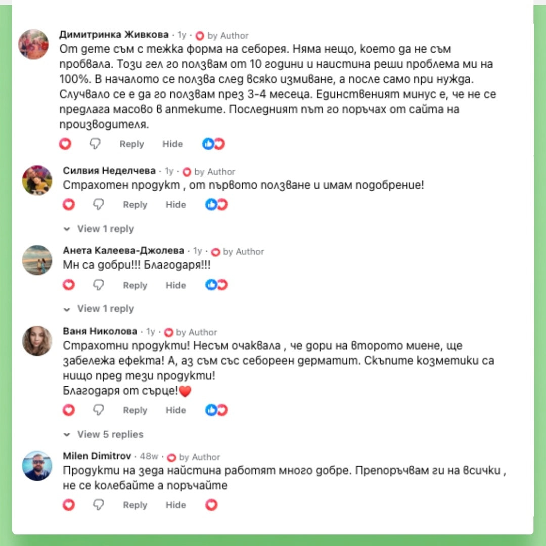 Гел против пърхот ALZEDA без отмиване