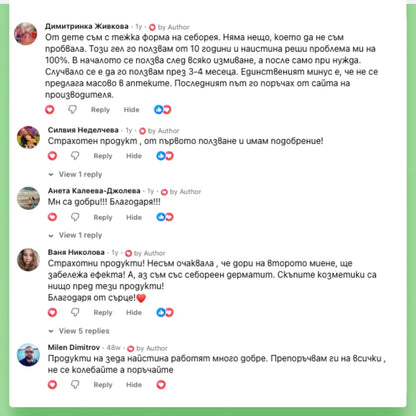 Гел против пърхот ALZEDA без отмиване