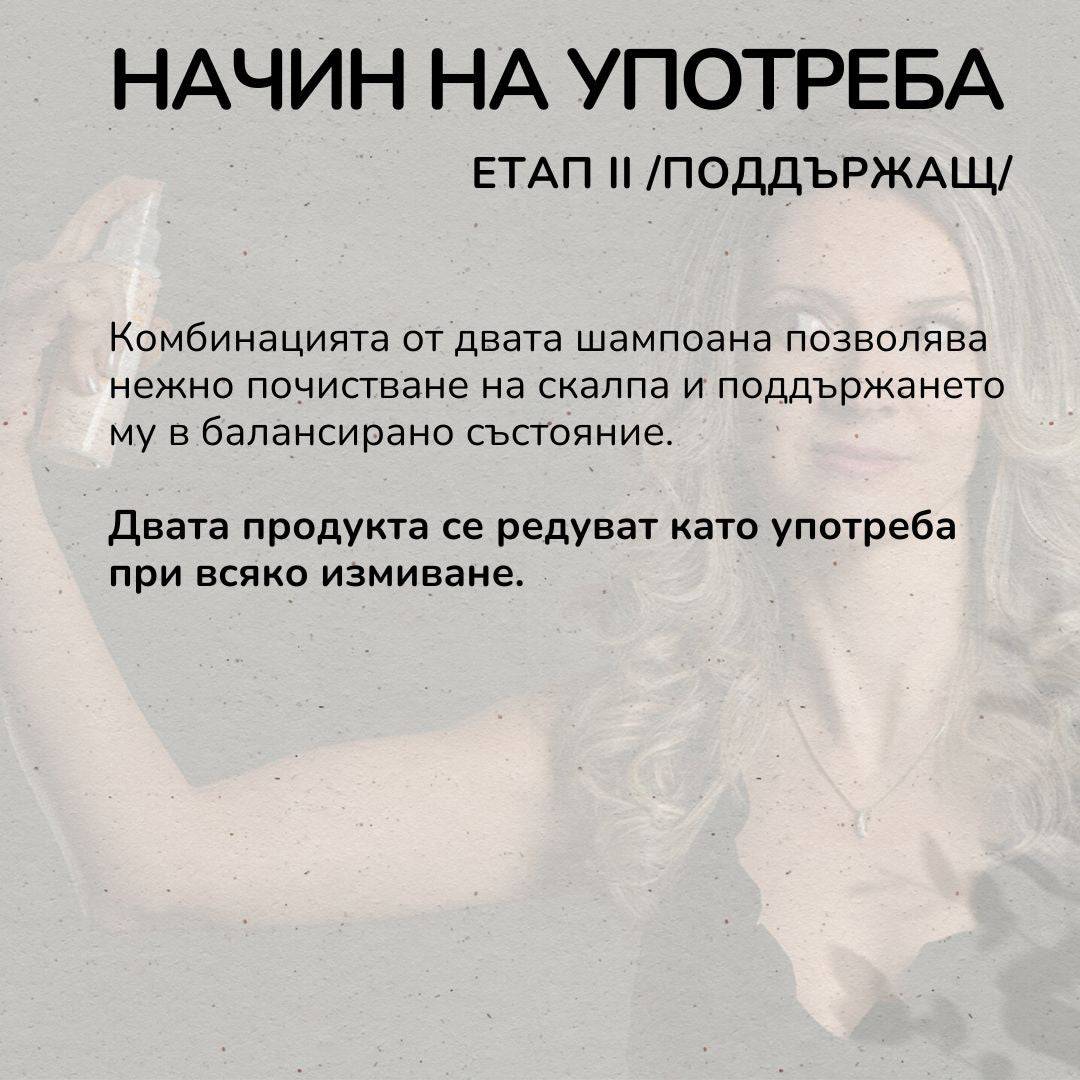 Поддържащ сет с 2 шампоана за по-здрав скалп - ALZEDA CARE